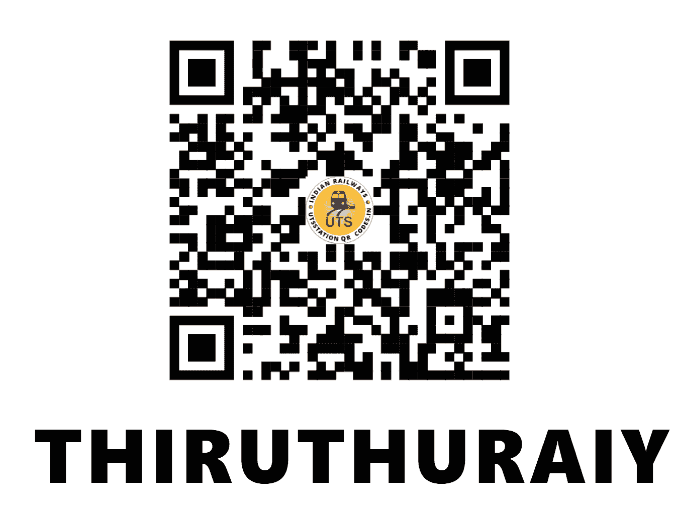 UTS QR Code for THIRUTHURAIYUR - TUY - SR (TAMIL NADU)